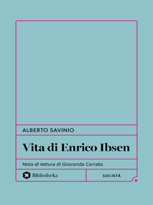 cover image of Vita di Enrico Ibsen